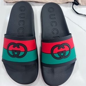 Men’s Gucci Interlocking G slide sandal Size 9.5